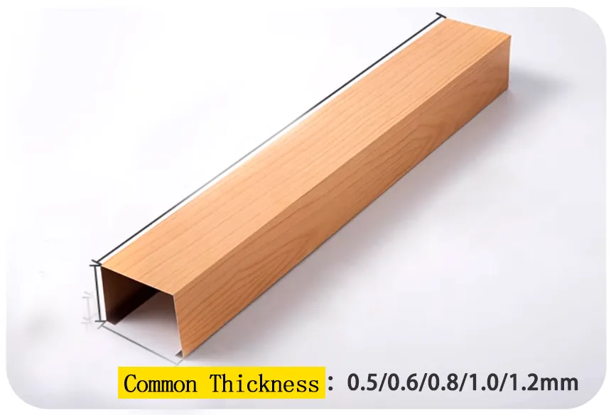 aluminium baffle ceiling detail